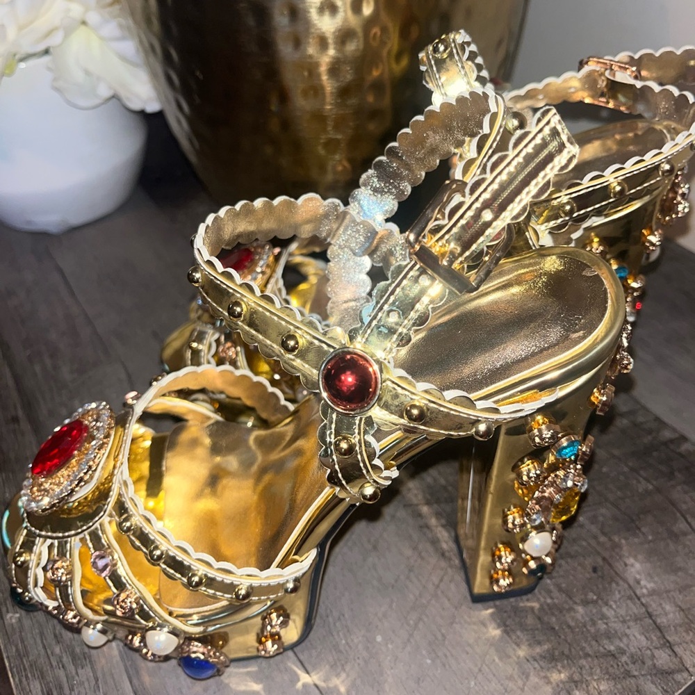 Jeweled Heels